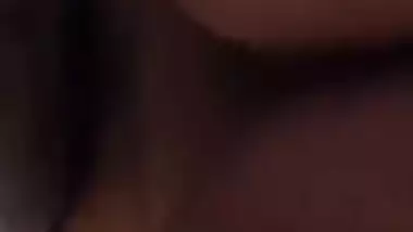 Pretty Desi GF blows cock and rides it with her hairy XXX pussy