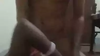 Lonely tenant aunty fuck with young boy at home