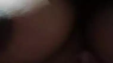 Husband pressing wife boob before sex at home viral MMS