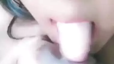 Sexy black pussy girl selfie video for her lover