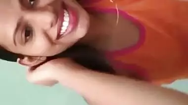 Beautiful girl fucking pussy dildo