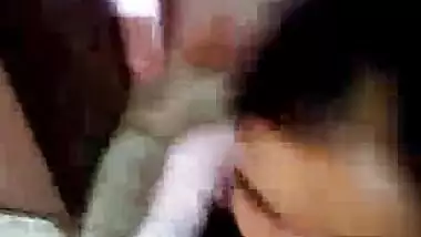 Desi local slut sucking big fat dick for the first time