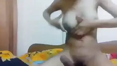 Young girl riding like pro