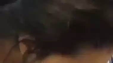 Naughty lady shoots her blowjob MMS fucking a dick