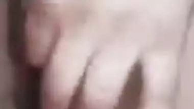 BBW showing nude body on video call with lover