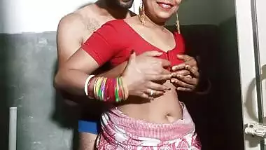 Bengali Boudi - Daughter In Law Fucked Rough Hard In Standing Doggy In Bathroom Gate