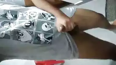 Indian college guy exposing big dick