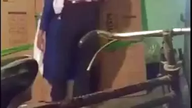 Desi MMS sex - teacher fuck coed In the warehouse for good grades