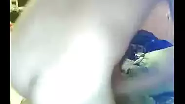 Banging college girl in doggy position by bf