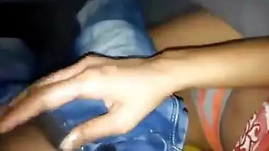 Horny desi bhabhi handjob n try to inserting hubby’s cock her pussy inside the blanket