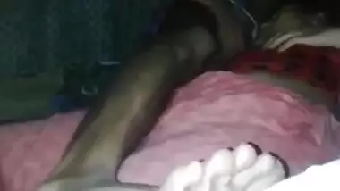 Newly-married Bengali Desi couple have a good sex at night time XXX