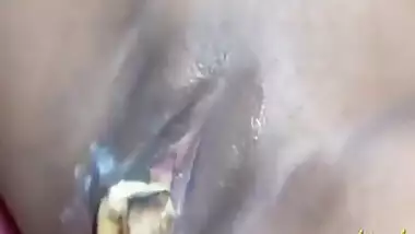 Indian Teen Girl Masturbating With Banana