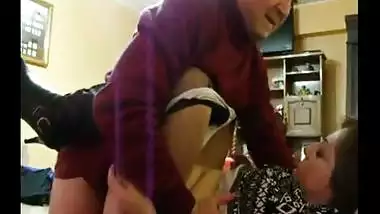 Moaning hot sex with hubby’s friend