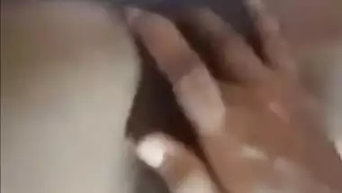 Indian Girl Showing Huge Tits and Fingering