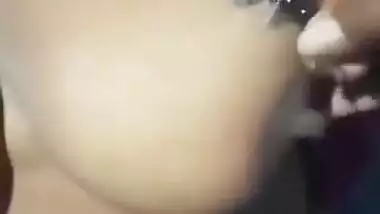Today Exclusive- Desi Tamil Bhabhi Boob Sand Pussy Video Record By Hubby