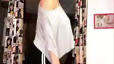 AJ black shorts and sexy top