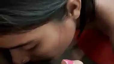 Kolhapuri girl sucks dick and balls in Desi fuck