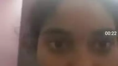Indian couple on video call boobs show