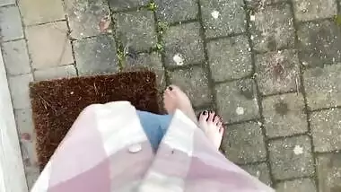 Empress Jade Uses Her Human Doormat on Vacation to Lick Clean Her Dirty Feet (Preview)