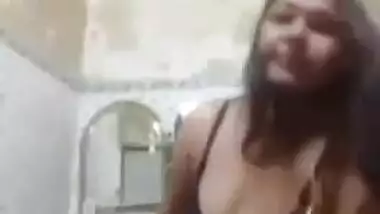 Video call with BF becomes hotter as Desi cutie shows him XXX sex assets