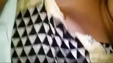 Mallu teen outdoor sex video of a hot girl with sexy tits.