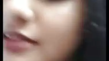 Gorgeous cam girl striptease nude show for client