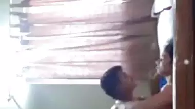 Young lovers homemade sex in missionary style