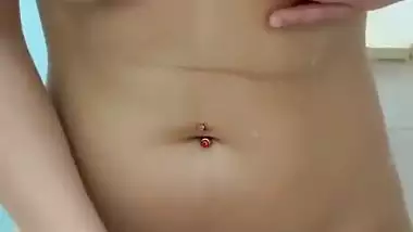 Latin milf spying on her stepson as he jerks off and wants to cum in his mouth