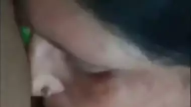 Busty MILF records nude sex with house owner