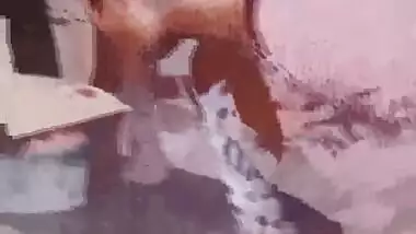 Gaon ki Chamiya Lavanya showing her Nipple with her Mother in the background