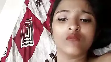 Desi GF’s doggy style Indian sex with her lover