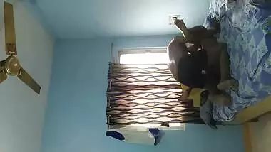 Indian College lovers sex video captured at home