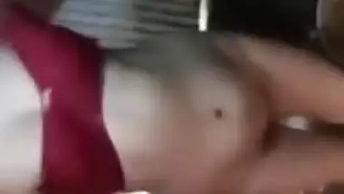 Today Exclusive -cute Girl Record Her Bathing Video For Lover