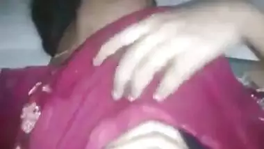 Shy house wife satisfies her horny husband with a blowjob