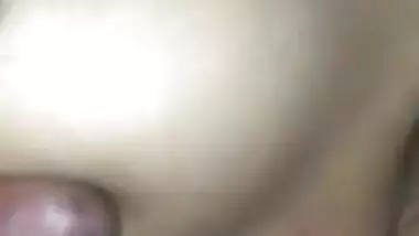 Bigboob Sexy Bangladeshi bhabi Taking Cum On Boobs