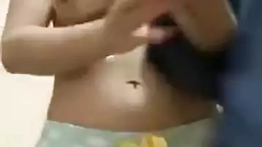 Sexy Indian Punjabi girl stripping nude on selfie cam