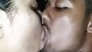 Indian tamil Couple smooching