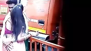 Desi lover Outdoor romance