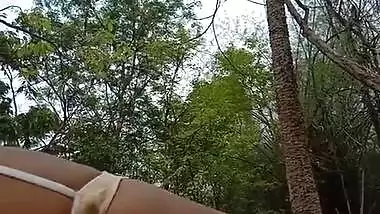 Outdoor XXX video of Desi Bhabhi who is banged in the cowgirl pose