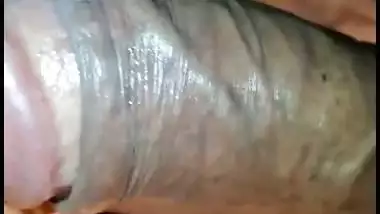 Marathi wife blowjob with cleavage show in nighty