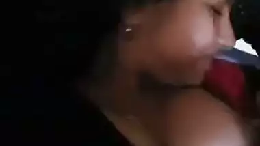 GF kissed and boobs exposed