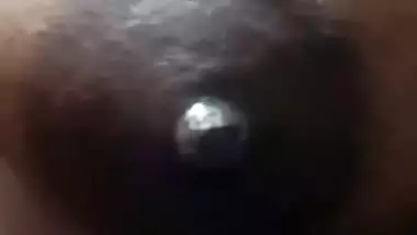 Bengali wife in bathroom shows nude body before bathing