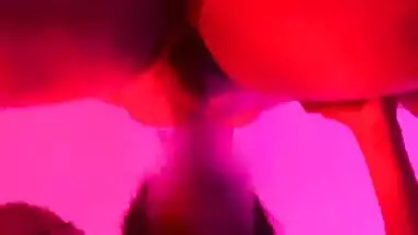 Sexy wife kisses and bend down in her knees for deep suck