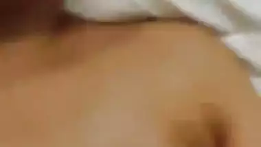 Bouncing boobs sexy wife fucking in hotel room MMS