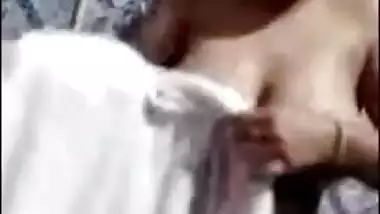 Desi girl can't hide from client who jerks off to her taking shower