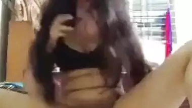 Desi Beautiful Cute Super Horny Girl Fingering And Squiring