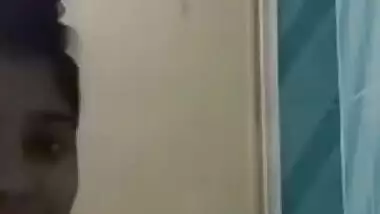 Beautiful Girl Bathing and Showing