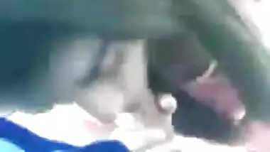 Hot Punjabi girl sucking the dick in the staircase