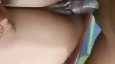 Newly Married Wife Hard Fucking In Missionary Position