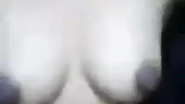 Village girl records her first sex MMS while riding a dick